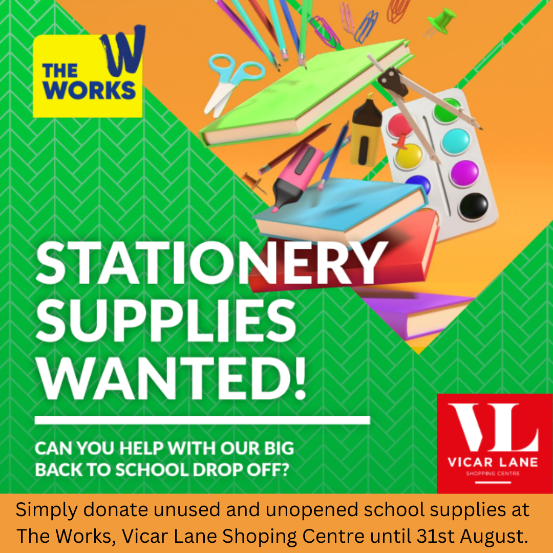 The Works Stationery Appeal Chesterfield Foodbank